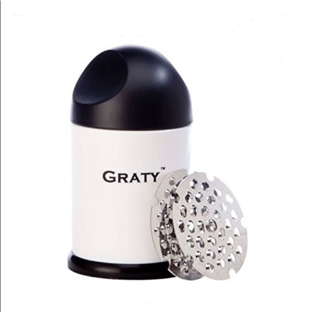 Graty Gourmet Cheese Grater for Cheeses,Nuts,Bread & Hard Eggs New With Out Box
